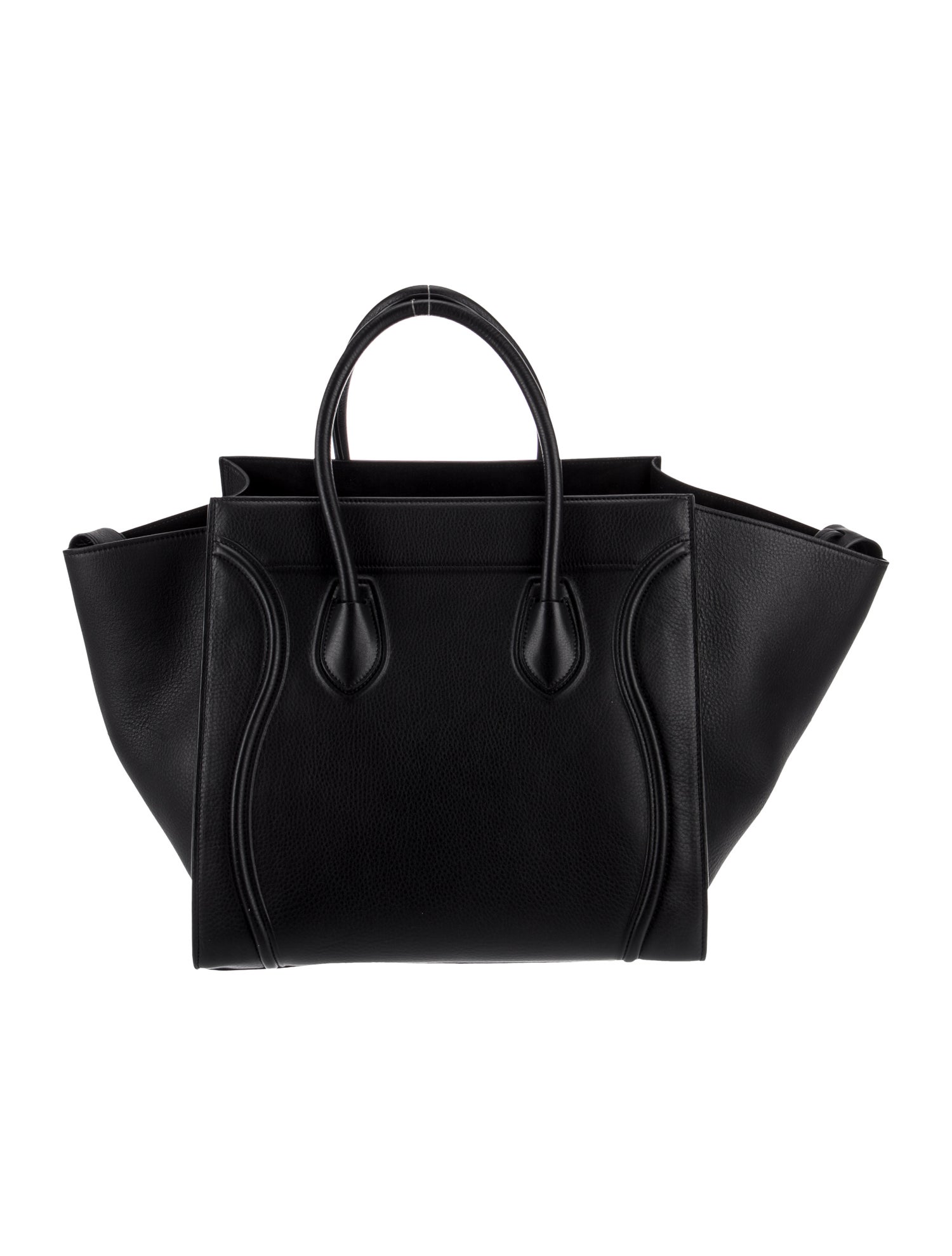 Celine Leather Luggage Phantom Medium